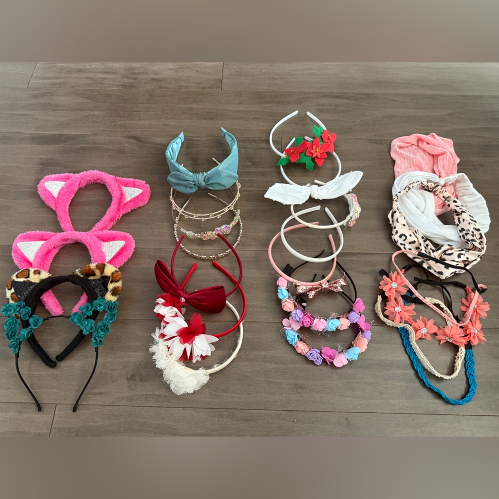 Girls Headband Collection Lot Bundle